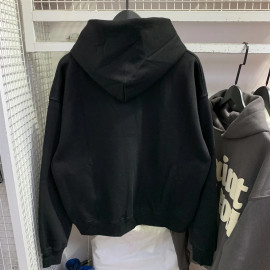 Vintage Foaming Printing Hoodie For Men's
