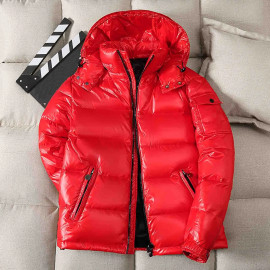 Quilted Shiny Padded Jackets For Men's