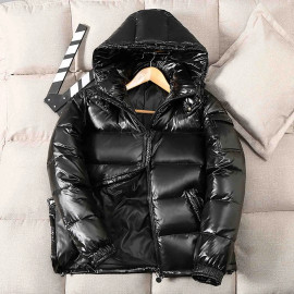 Quilted Shiny Padded Jackets For Men's 