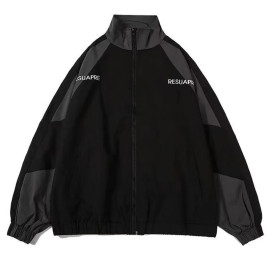 High Street Patchwork Coat For Men's 