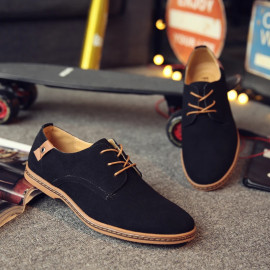 Spring Suede Leather Men's Shoes
