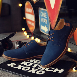 Spring Suede Leather Men's Shoes
