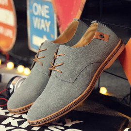 Spring Suede Leather Men's Shoes