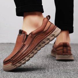 Men's Handmade Split leather Shoes 
