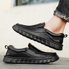 Men's Handmade Split leather Shoes 