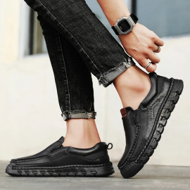 Men's Handmade Split leather Shoes 