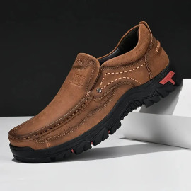 Men's Handmade Leather Non-Slip Shoes