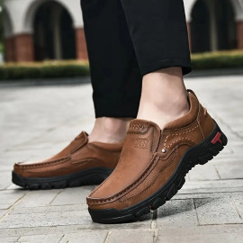 Men's Handmade Leather Non-Slip Shoes