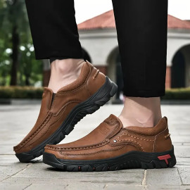 Men's Handmade Leather Non-Slip Shoes