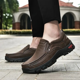Men's Handmade Leather Non-Slip Shoes