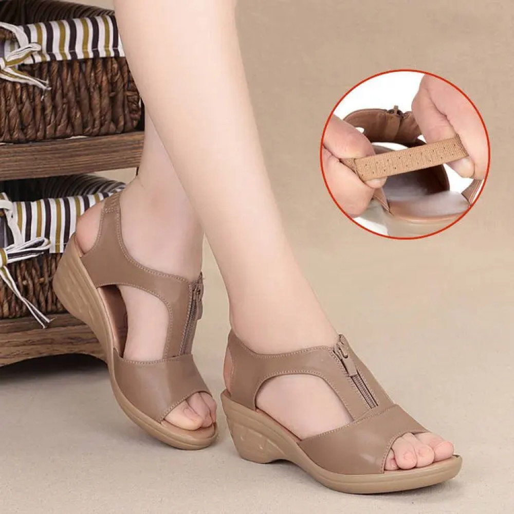 Women's Old Style Leather Shoes