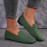 Solid Color Square Toe Mesh Shoes For Woman's 