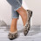 Woman's Leopard Printed Toe Mesh Shoes 
