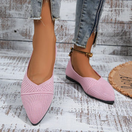 Woman's Pointed Toe Ballet Flat Shoes 