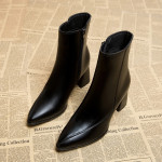 New British Style Toe Thin Shoes For Woman's