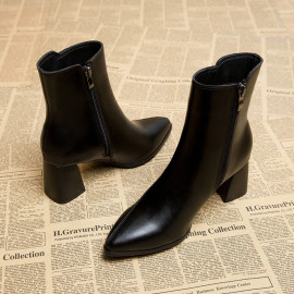 New British Style Toe Thin Shoes For Woman's