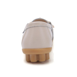 Ballerina Flat Leather Shoes For Woman's