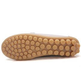 Ballerina Flat Leather Shoes For Woman's