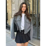 Women's Flaps Cropped Jacket