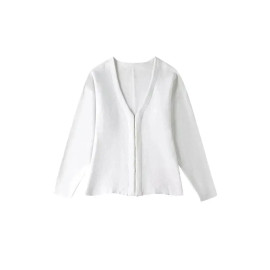 Women's Front Hook Fitted Knit Coat