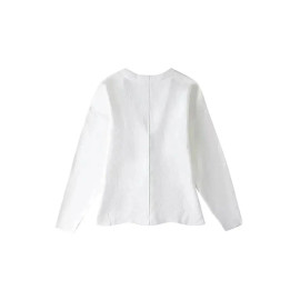 Women's Front Hook Fitted Knit Coat