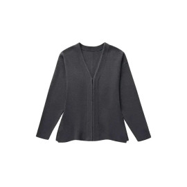 Women's Front Hook Fitted Knit Coat