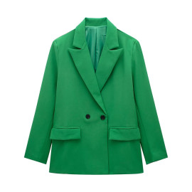 Willshela Women's Double Breasted Coat With Pockets