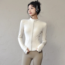 Women's Zip Fitness Long Sleeve Sports Jacket