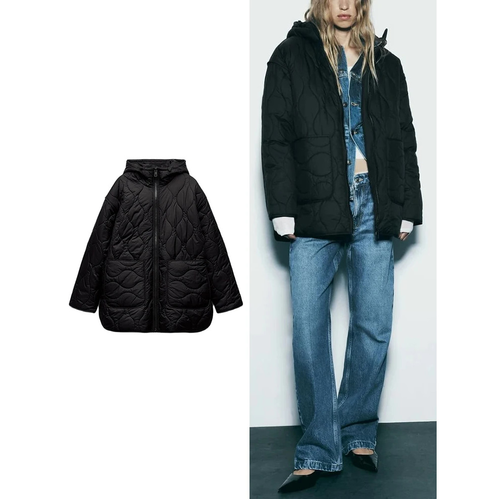 Women's New Hooded Zipper Jacket 