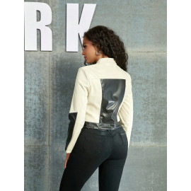 Women's Fashion Chic Vintage Contrast Jacket