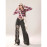 Ripped Hip-Hop Style Black Jeans For Women's