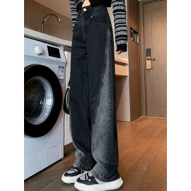 Woman Lady American High Waist Jeans