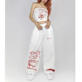 Women High Street Drawstring Jeans