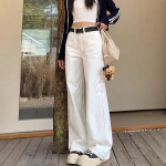 Women's High-Waisted Straight-Leg Denim Jeans 