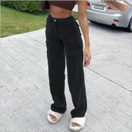 Women's Y2K Punk High Waist Denim Jeans