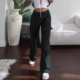 Women's Y2K Punk High Waist Denim Jeans