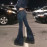 CIBBAR y2k Aesthetic Flare Jeans For Women's