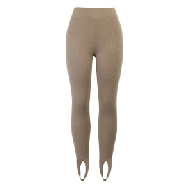Ribbed Knit All-Match Pants For Women's