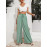 Elastic Waist Lace Loose Wide Leg Pants for Women