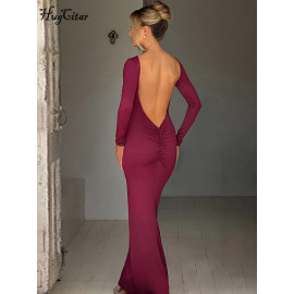 Women's Elegant Long Sleeve Bodycon Dress