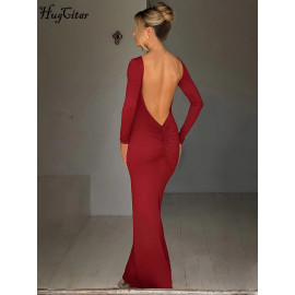 Women's Elegant Long Sleeve Bodycon Dress