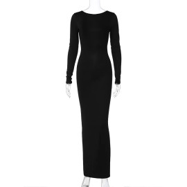 Women's Elegant Long Sleeve Bodycon Dress