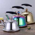 Colorful Style ABS Handle Induction Whistle Kettle
