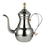1.5L Vintage Stainless Steel Long-Mouthed Kettle 