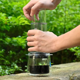Portable Anti-slip Transparent Hand Pour Kettle 