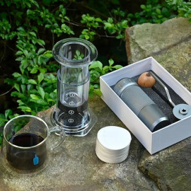 Portable Anti-slip Transparent Hand Pour Kettle 