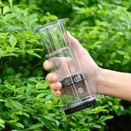 Portable Anti-slip Transparent Hand Pour Kettle 