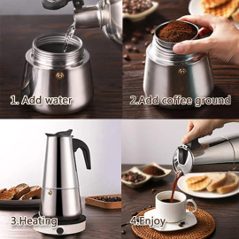 Espresso Moka Pot Coffee Machine 