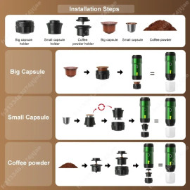 Italian Espresso Coffee Maker Machine