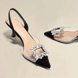 Banquet Comfortable Crystal Pointed Toe Women's Shoes